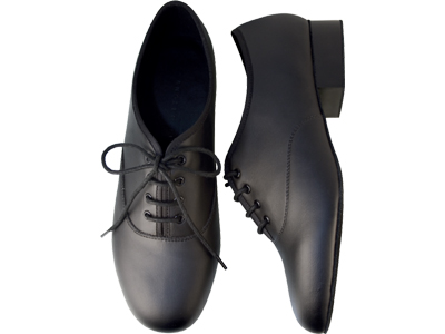 Black Leather Ballroom Shoe